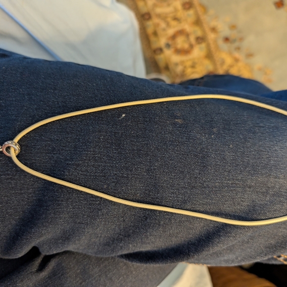 Artisan Scottish Necklace,  Pottery and Sea Glass, Cord, 16"- 18"',  NWOT, Gift - Picture 4 of 7